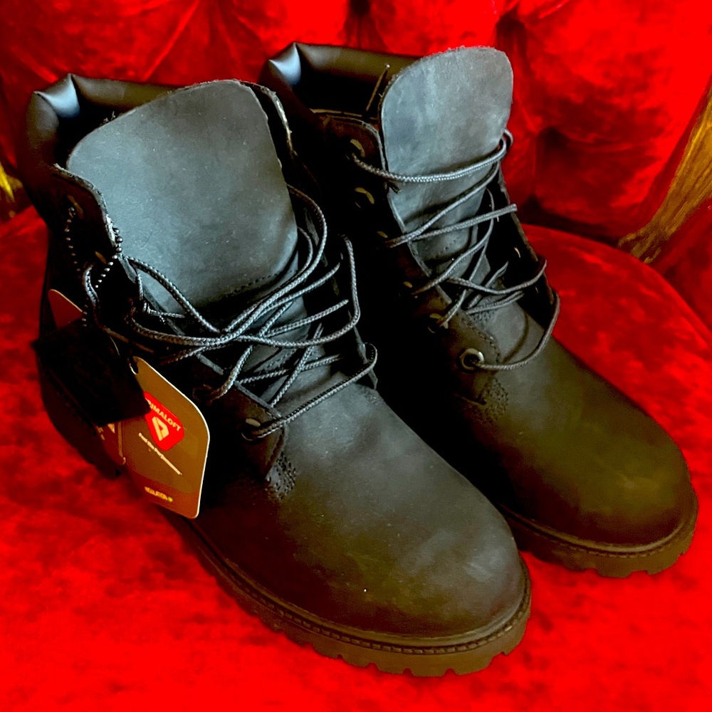 Badass Timbaland Black Suede Boots